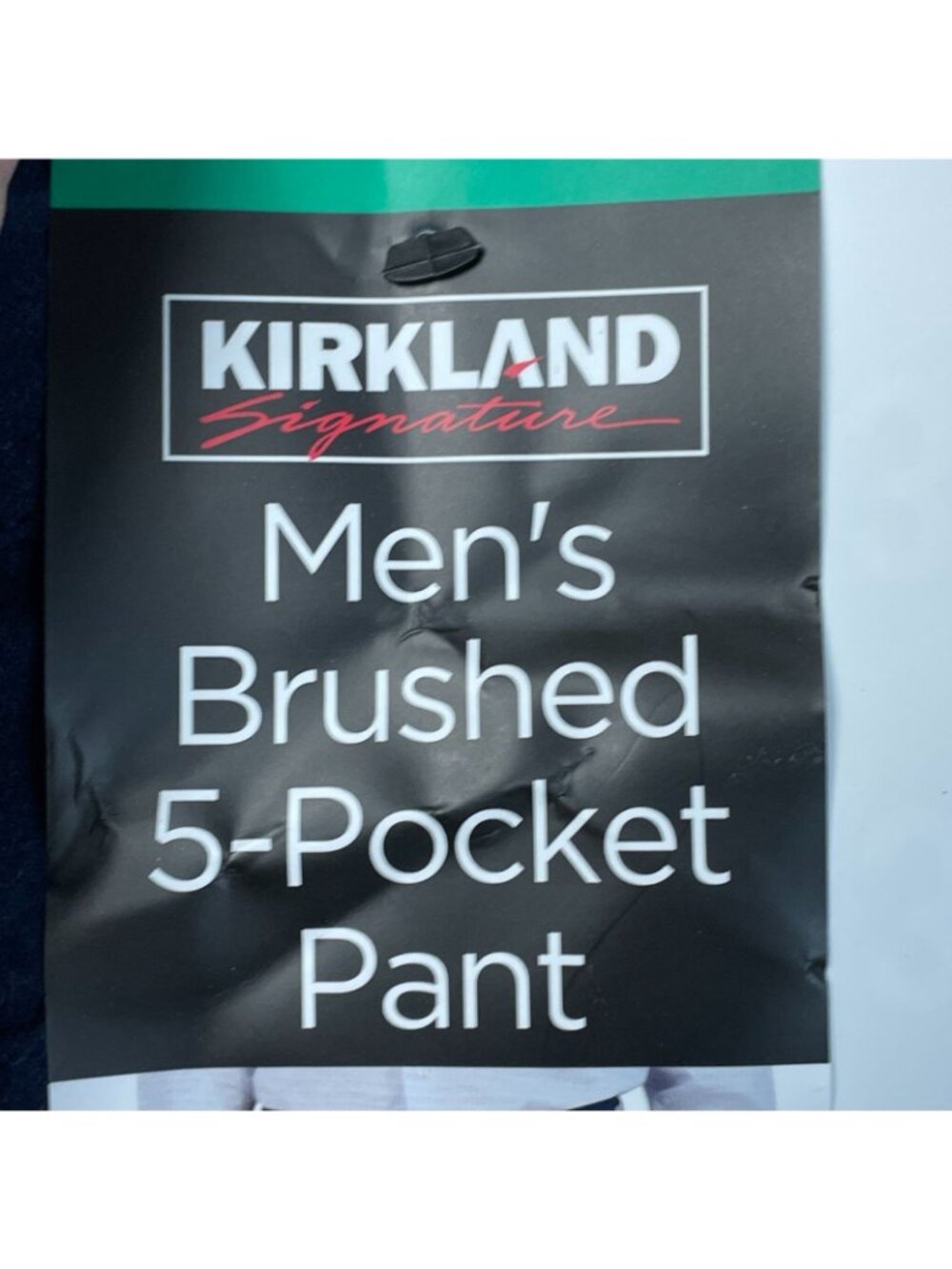 Kirkland Signature Men's 38x32 Navy 5-Pocket Stretch Pants d1753 - Picture 10 of 11